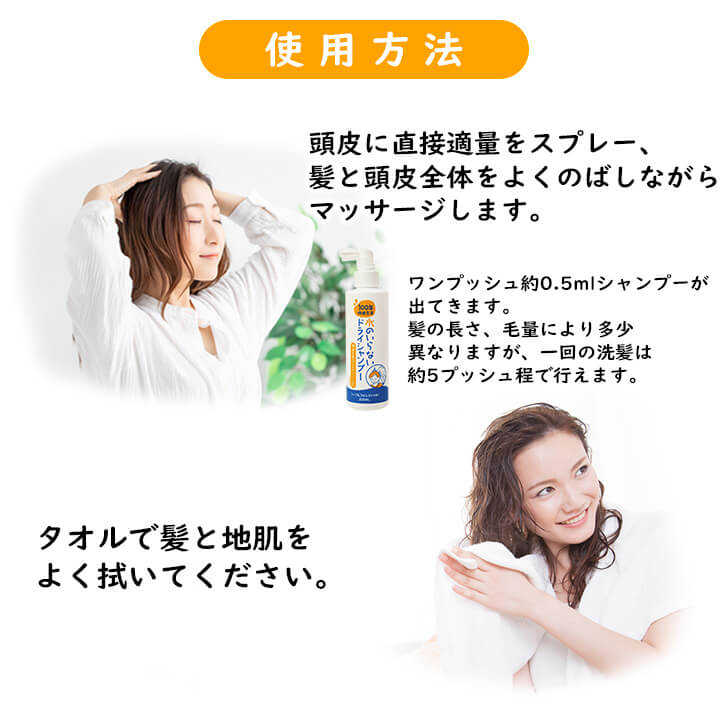 Elderly Hair Wash Without Water