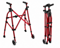 Elderly Foldable Aluminum 2-Wheel Walker | Lightweight & Height Adjustable