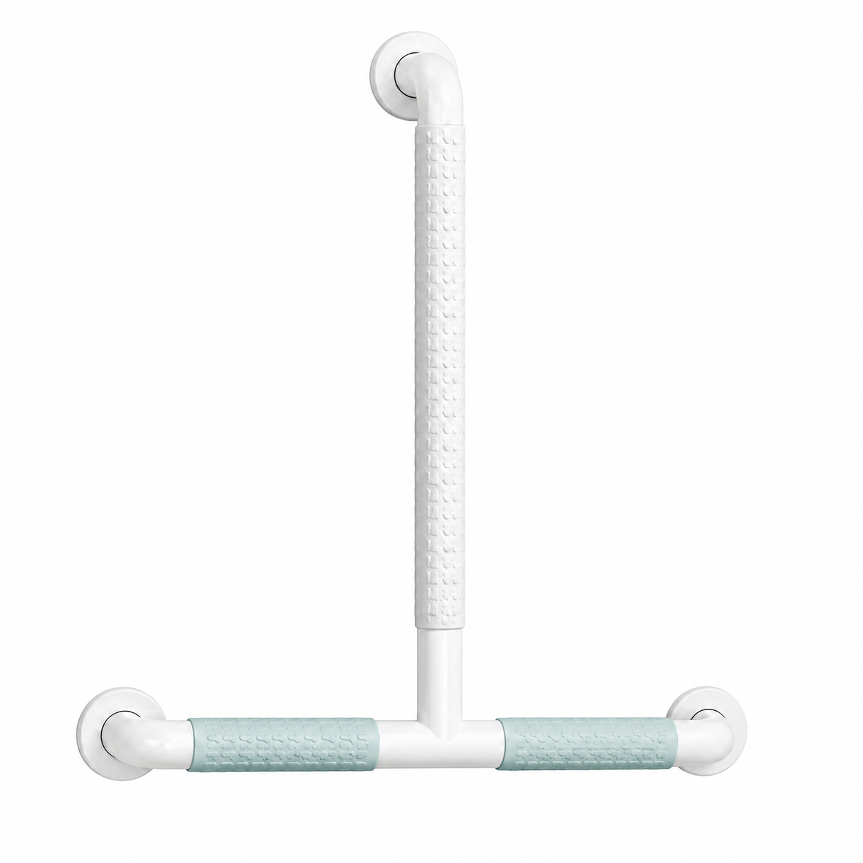 T-Shape Grab Bar | Heavy Duty Bathroom Safety Rail | Dual Horizontal Support | Elderly Fall Prevention Handle