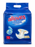 Alloves Elderly Diaper Leak-Proof Breathable Soft Comfort | Disposable Elder Care Diapers | Secure Fit