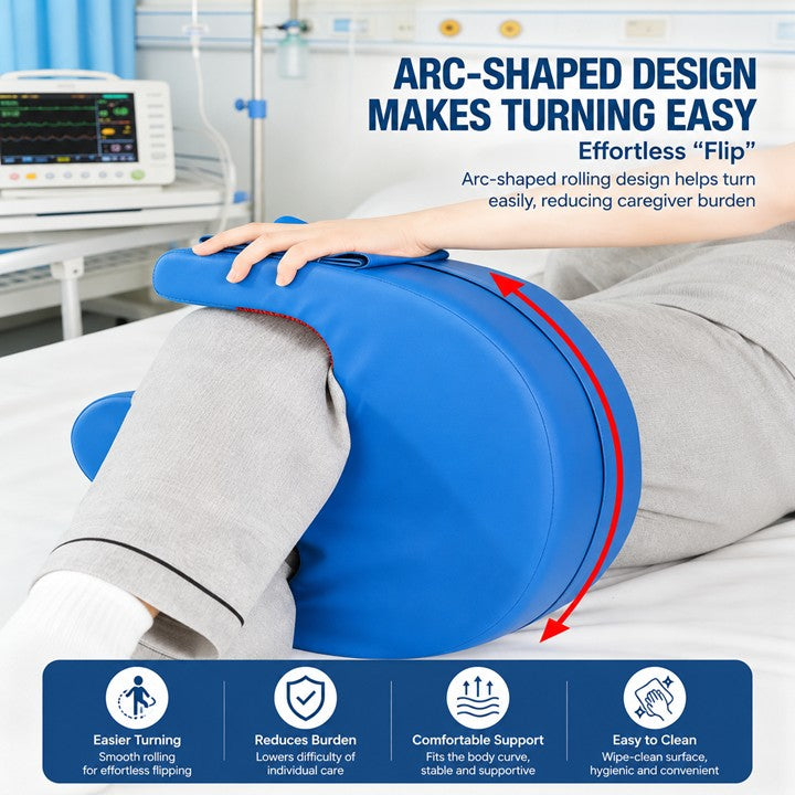 Elderly Bed Turning Aid Cushion | Anti Bedsore | Nursing Turnover Cushion with Support Wedge