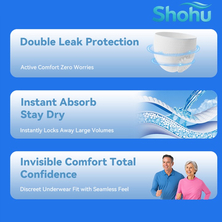 Alloves Elderly Diaper Leak-Proof Breathable Soft Comfort | Disposable Elder Care Diapers | Secure Fit