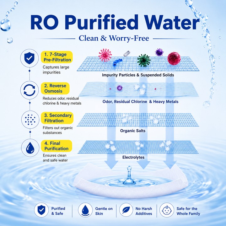 Alloves Ultra Thick Wet Wipes | Purified Water | Pearl Grain Texture | Soft & Durable | Moisturizing
