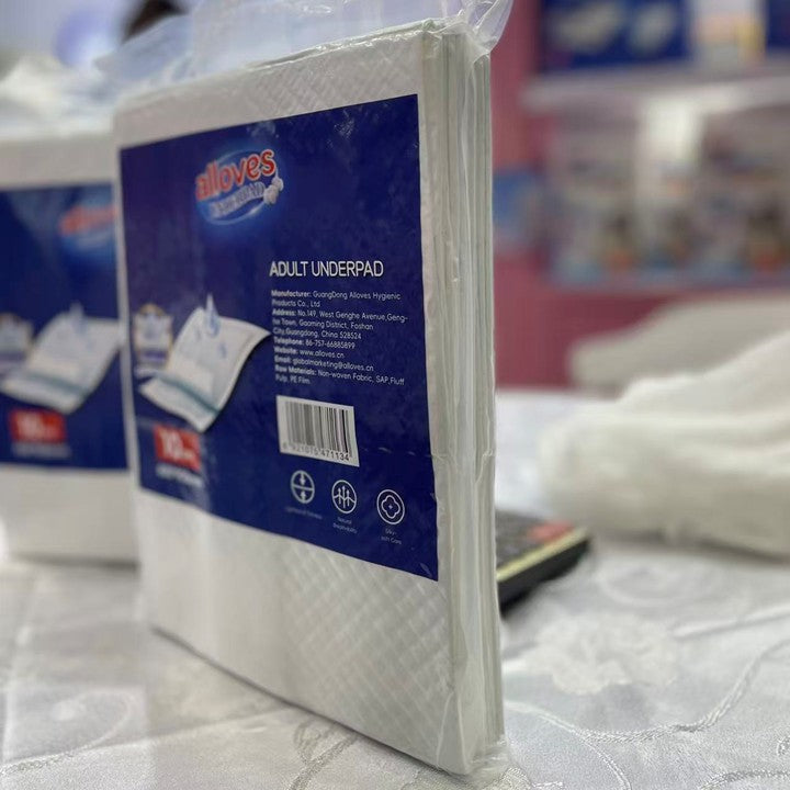 Alloves Senior Underpad | Instant Absorbent | Breathable | Waterproof Bed Protector | Non-Woven