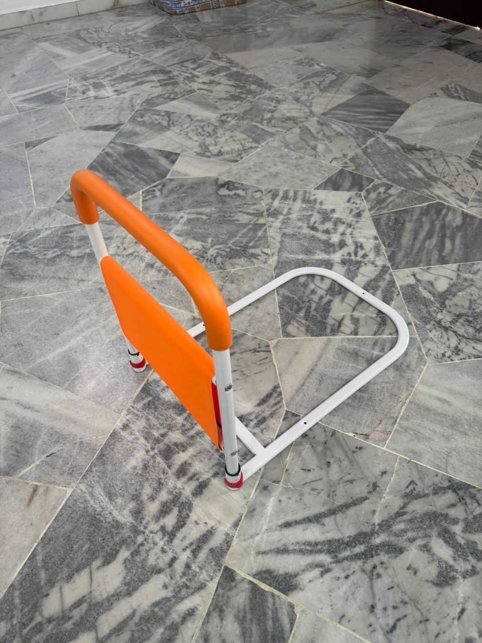 Elderly Bedside Support Frame with Storage Pocket | Anti-Slip Bedside Support Handle for Seniors